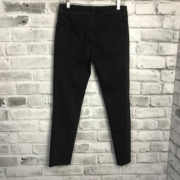 Black Studded Women's Jeans - Picture 4 of 16